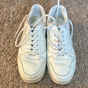 Tretorn Women's All-White Leather Sneakers